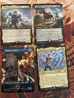 MTG Final Fantasy Commander Foil Borderless Extended Art Collection - Image 2
