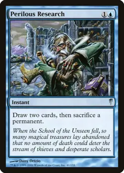 Perilous Research (Coldsnap CSP, Uncommon, English) 1x x1 NM MTG - Image 1