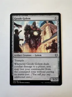 Geode Golem - MTG Commander Legends: Battle for Baldur's Gate - NM - Image 1
