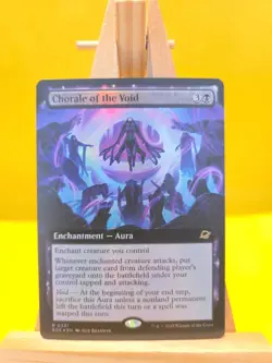 MTG Edge Of Eternities - Chorale OF The Void Foil Extended Art - EOE 331 - Mint - Image 1