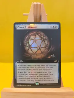 MTG Edge of Eternities - Pinnacle Starcage Foil Extended Art - EOE 322 - Mint - Image 1