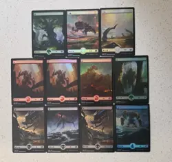 MTG The Brother's War - Foil Full Art Land Bundle x11 - Japanese - Mint - Image 1