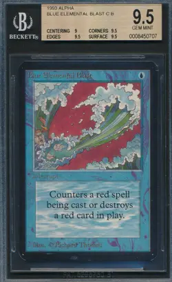 Alpha Blue Elemental Blast BGS 9.5 Graded Magic MTG (0707) - Image 1