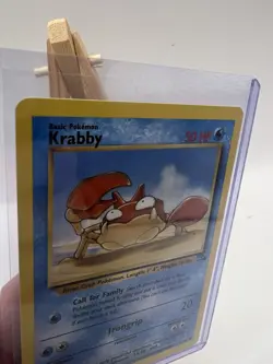 Krabby 51/62 Fossil Set Uncommon Pokemon Card Unlimited 1999 NM - Image 3