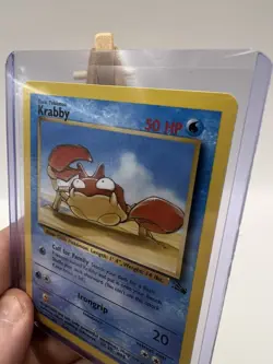 Krabby 51/62 Fossil Set Uncommon Pokemon Card Unlimited 1999 NM - Image 5