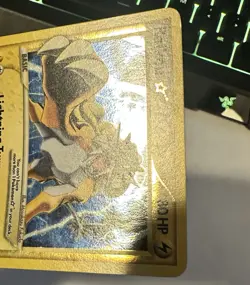 Pokemon Card Raikou Gold Star 114/115 EX Unseen Forces Holo Rare - Image 4