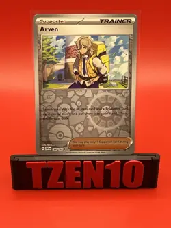 Arven 166/198 Reverse Holo Scarlet & Violet Base Set LP - Pokemon TCG - Image 1