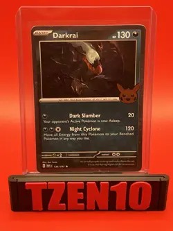 Darkrai (Cosmos Holo) Pokemon TCG 136/197 Trick or Trade LP/MP - Image 1