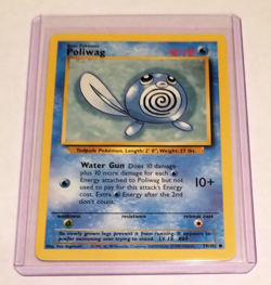 Poliwag 59/102 - Base Set Unlimited - Pokemon Card - Vintage - Near Mint - 1999 - Image 3