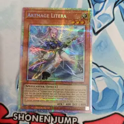Yugioh Asian English Artmage Litera DUAD-AE011 PSE Original - Image 1