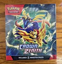 Pokemon TCG: Sword & Shield - Crown Zenith Booster Bundle Box! 6 Packs, Sealed! - Image 1