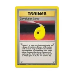 Pokemon Pokemon Base Set Devolution Spray (R) #72 EX - Image 1