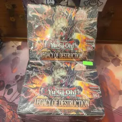 TWO Yugioh Legacy of Destruction Booster Box 1st Edition Factory Sealed X2 - Image 1