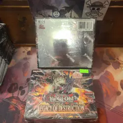 TWO Yugioh Legacy of Destruction Booster Box 1st Edition Factory Sealed X2 - Image 2