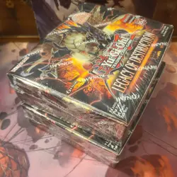 TWO Yugioh Legacy of Destruction Booster Box 1st Edition Factory Sealed X2 - Image 3