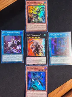 Yugioh K-9 Set - Super Rare - NM - 5 Card Lot - 1st Edition - Image 1