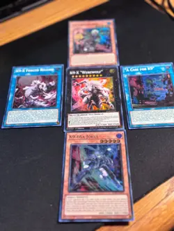 Yugioh K-9 Set - Super Rare - NM - 5 Card Lot - 1st Edition - Image 4