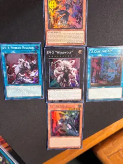 Yugioh K-9 Set - Super Rare - NM - 5 Card Lot - 1st Edition - Image 5