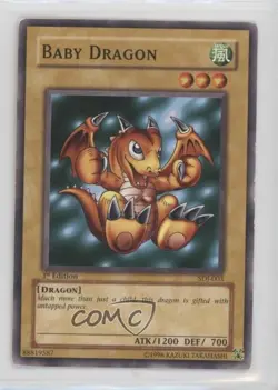 Baby Dragon 1st Ed. YuGiOh Starter Deck Joey #SDJ-003 2003 - Image 1