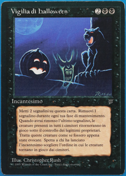 All Hallow's Eve Legends (ITALIAN) PLD (Reserved List MTG Card) 501042 ABUGames - Image 1