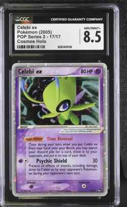 CGC 8.5 Celebi ex 2005 POP Series 2 17/17 Cosmos Holo Pokemon Card psa - Image 1