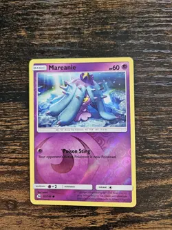 Mareanie 62/149 - Sun & Moon - Common - Pokemon Card TCG - 2017 Holo - Image 1