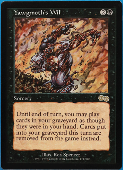 Yawgmoth's Will Urza's Saga PLD (Reserved List MTG Magic Card) (501039) ABUGames - Image 1