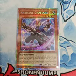 Yugioh Asian English Artmage Graflare DUAD-AE010 PSE Original - Image 1