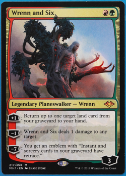 Wrenn and Six Modern Horizons PLD Red Green Mythic Rare CARD (501037) ABUGames - Image 1