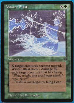 Winter Blast Legends PLD Green Rare MAGIC GATHERING CARD (ID# 501034) ABUGames - Image 1