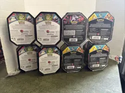 Beautiful Pokemon Trading Card Empty TIN Can Collector’s No Cards-8 Lot - Image 5