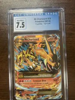Pokemon Mega-Charizard-EX Flashfire 107 Holo Secret Rare Card - Image 1