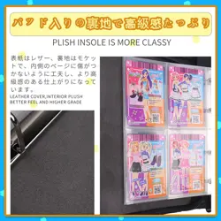 SUSWIM 9 pockets can store 900 cards Trading card album file Portable zipper car - Image 3