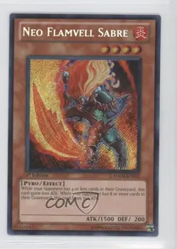 Neo Flamvell Sabre 1st Ed. YuGiOh Hidden Arsenal 4: Trishula's Triumph 0a1 - Image 1