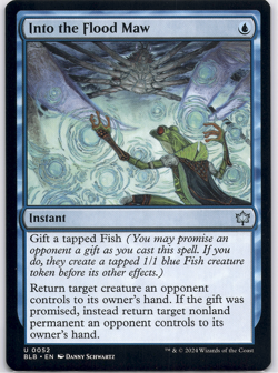 Into the Flood Maw [Bloomburrow] (BLB) [MTG] Magic 052 - Image 1