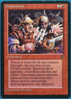 Disharmony Legends (ITALIAN) PLD (Reserved List MTG Magic Card) 501044 ABUGames - Image 1
