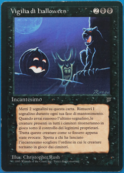 All Hallow's Eve Legends (ITALIAN) PLD (Reserved List MTG Card) 501041 ABUGames - Image 1