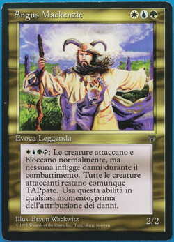 Angus Mackenzie Legends (ITALIAN) PLD (Reserved List MTG Card) (501043) ABUGames - Image 1