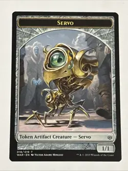 MTG War of the Spark Servo Token 018/019 NM - Image 1