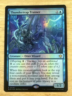 Thundertrap Trainer #78 (Foil) (NM) Bloomburrow BLB Magic MTG - Image 1