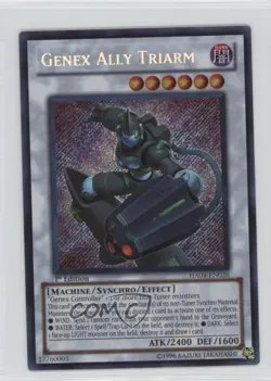 Genex Ally Triarm 1st Ed. YuGiOh Hidden Arsenal 4: Trishula's Triumph 2i2 - Image 1