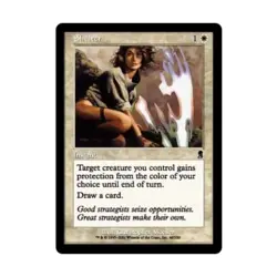 WOTC MtG Odyssey Shelter (C) (Foil) EX - Image 1