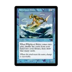 WOTC MtG Apocalypse Whirlpool Rider (C) (Foil) EX - Image 1