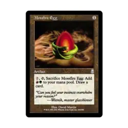 WOTC MtG Odyssey Mossfire Egg (U) (Foil) EX - Image 1