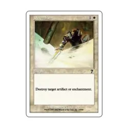 WOTC MtG 7th Ed Disenchant (C) (Foil) EX - Image 1