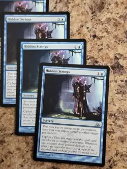 4x HIDDEN STRINGS Dragon's Maze MTG Near Mint Never Played X4 - Image 3