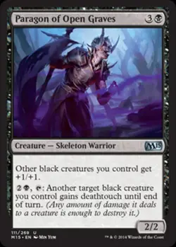 Paragon of Open Graves - Medium Play MTG Magic 2015 Core Set - Image 1