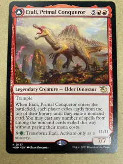MTG 1x Etali, Primal Conqueror # 137 March of the Machines Magic Gathering x1 NM - Image 1