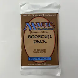 Magic the Gathering MTG Revised Edition Booster Pack 1994 English SEALED - Image 1