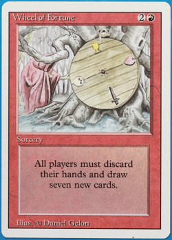 Wheel of Fortune Revised PLD (Reserved List MTG Magic Card) (501029) ABUGames - Image 1